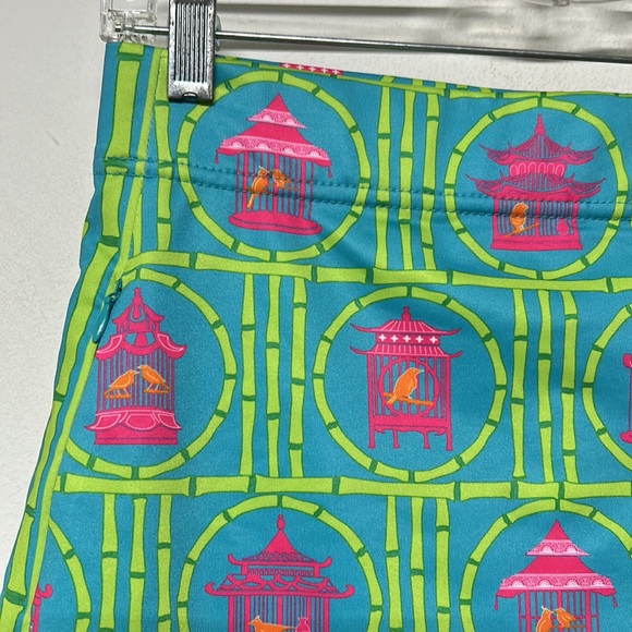 Gretchen Scott Bird Cage Skort Skirt Shorts Pockets Fun Playful Exercise - Picture 4 of 9
